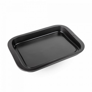 Блюдо для запекания прямоугольное, 43 х 30 см, керамика, черный, серия Grill to Table, PEUGEOT CERAMIC, Франция, Коллекция в черном PEUGEOT CERAMIC