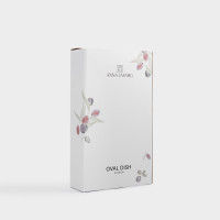 Блюдо овальное глубокое, 31 х 18 см, керамика, белый, декор, серия Plum Orchard, ANNA LAFARG, Китай_00822930053847529113.jpg