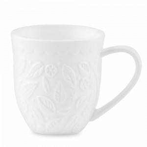 Кружка , 350 мл, фарфор, белый, серия Forest, REPAST, Чехия, Кружки REPAST