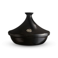 Керамический тажин II, 2 л, 27 см, базальт, серия Flame, EMILE HENRY, Франция