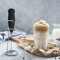 Капучинатор, нержавеющая сталь, пластик, черный, CASO, Германия_00811310052435128948.jpg