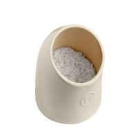 Солонка , 15.5 см, 580 мл, керамика, кремовый, серия Flame, EMILE HENRY, Франция_00820860058061115874.jpg