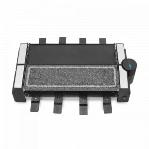 Гриль - раклетница, 53 х 25 х 15 см, нержавеющая сталь, черный, CLATRONIC, Германия, CLATRONIC (Германия)