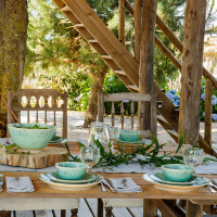 Тарелка обеденная Blue, 28 см, керамика, голубой, серия Madeira, COSTA NOVA, Португалия_00819310047127257441.jpg