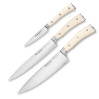 Набор кухонных ножей 3 штуки, серия Ikon Cream White, WUESTHOF, Золинген, Германия