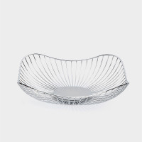 Корзина для фруктов «Волны», 28 см, металл, стальной, серия Spin, ANNA LAFARG, Китай_00821050000571564917.jpg