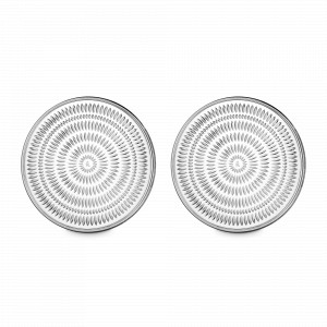 Набор из 2-х тарелок с бортиком, 22 см, хрустальное стекло, серия Ethno, NACHTMANN, Германия, NACHTMANN (Германия)