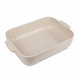 Форма для запекания прямоугольная, 25 х 15.5 см, 1.4 л, керамика, кремовый, серия Ecru, PEUGEOT CERAMIC, Франция, Скидка до -35% на PEUGEOT CERAMIC