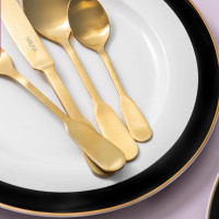 Сервиз обеденный на 4 персоны, 12 предметов, фарфор, белый, черный, серия Mikasa Luxe Deco, KITCHEN CRAFT, Великобритания_00817710058554512301.jpg