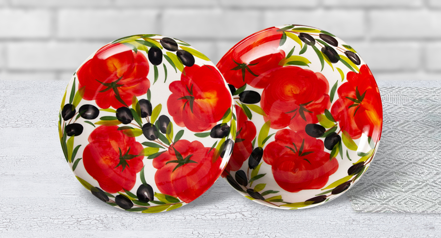 Томаты и оливки