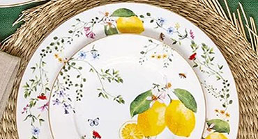 Цветы и лимоны